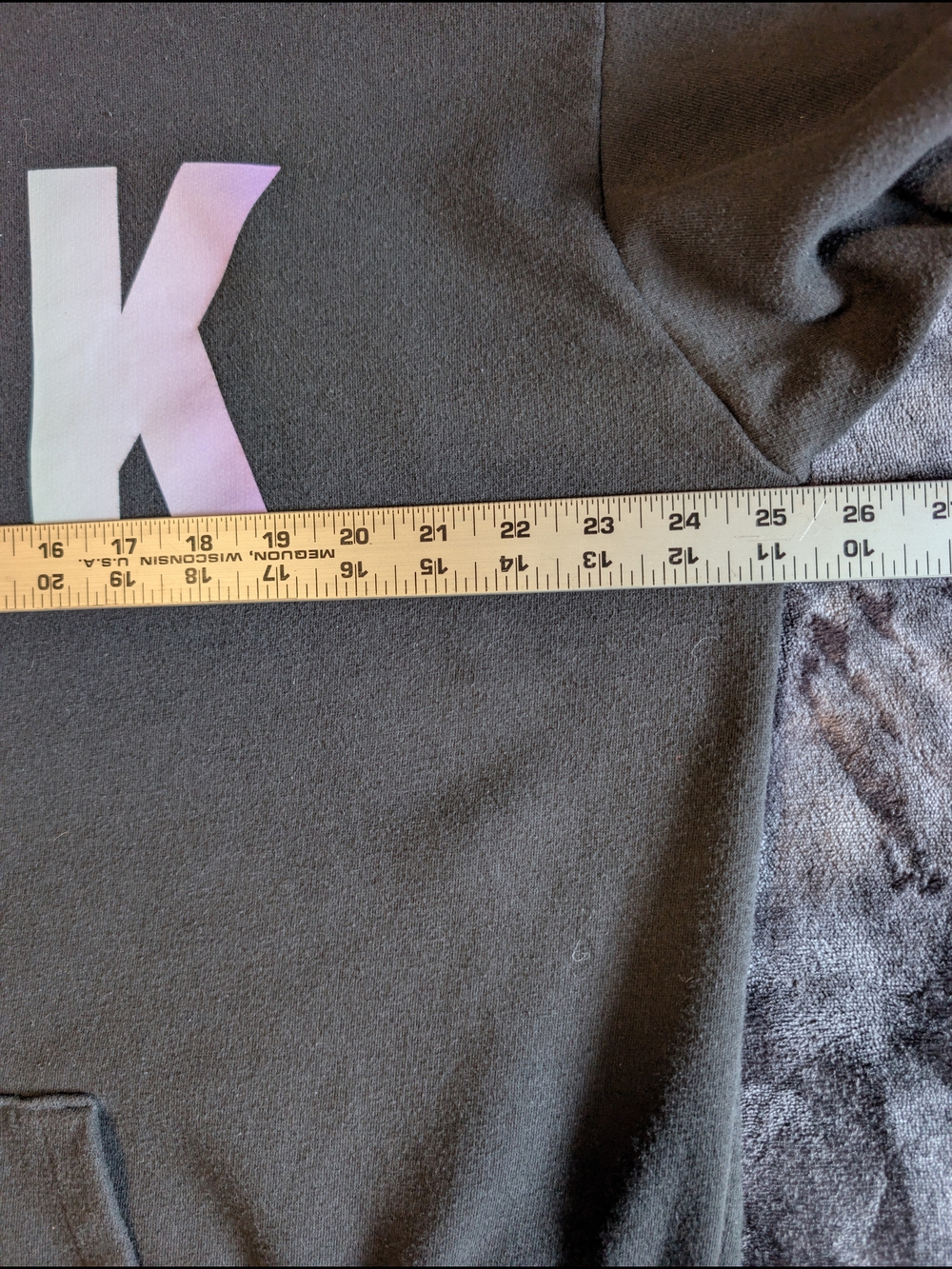 PINK Victoria's Secret Black Cozy Knit Sweater Colorful Pink Logo XL - Picture 4 of 5